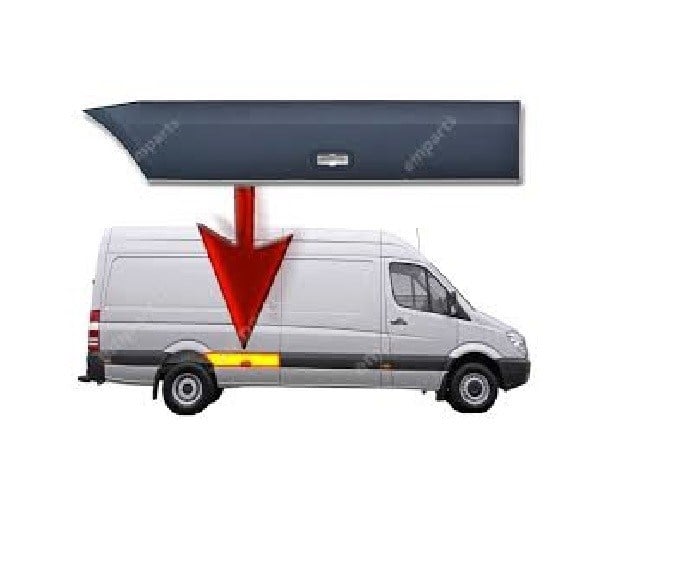 Volkswagen Crafter Sprinter Sağ Arka Çamurluk Ön Kaplaması DOGAN-