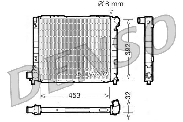 Fiat Croma Motor Su Radyatörü DENSO
