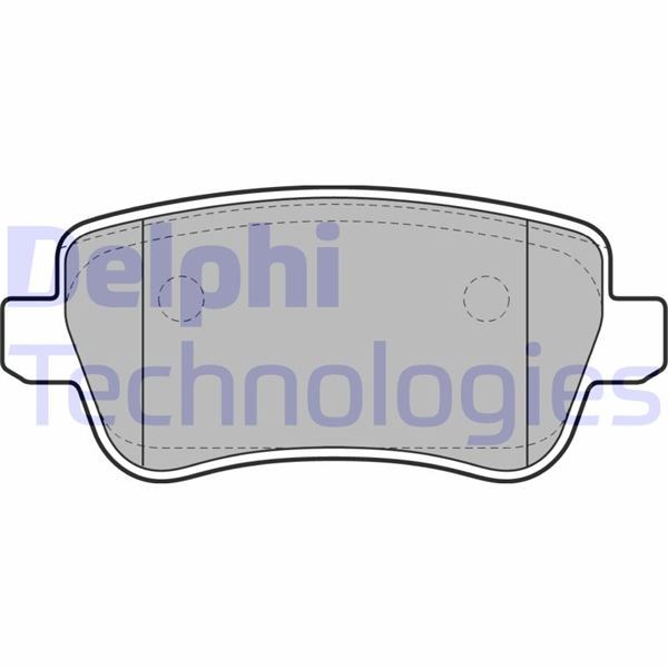 Fiat Croma Arka Fren Balatası DELPHI