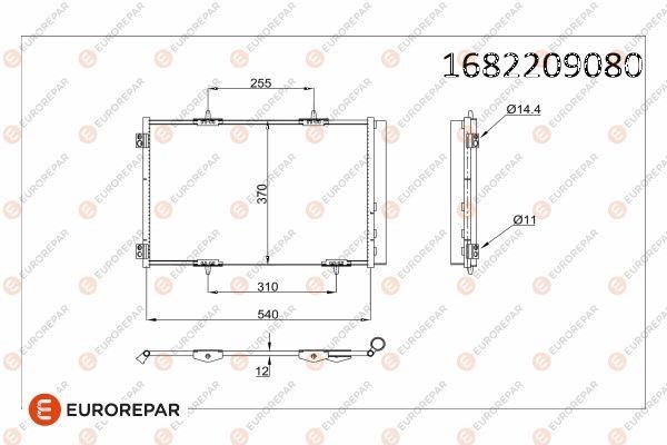 Opel Crossland Klima Radyatörü Kondenseri EUROREPAR