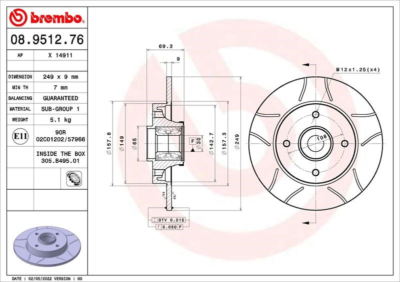 Crossland C3 C3 Aircross C4 P307 P208 P207 P2008 Arka Fren Aynası Poryalı... BREMBO