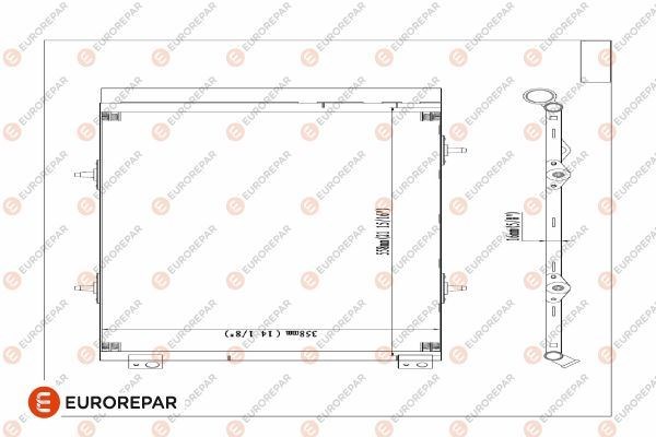 Crossland Peugeot 207 208 2008 C3 Aircross C4 DS3 Klima Radyatörü Kondenser EUROREPAR
