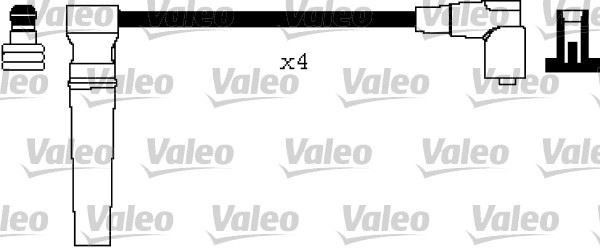 Chevrolet Cruze Lacetti Kalos Aveo Rezzo Nubira Buji Kablo Takımı Seti 1.4... VALEO