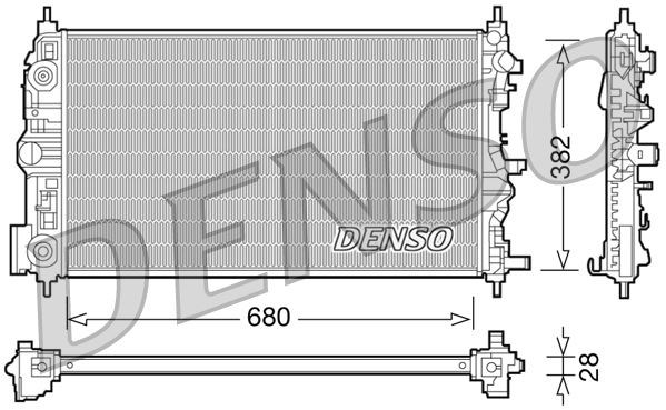 Chevrolet Cruze Motor Su Radyatörü 09- DENSO