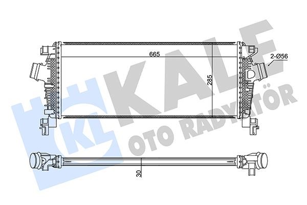 Chevrolet Cruze İntercooler KALE-RADYATOR