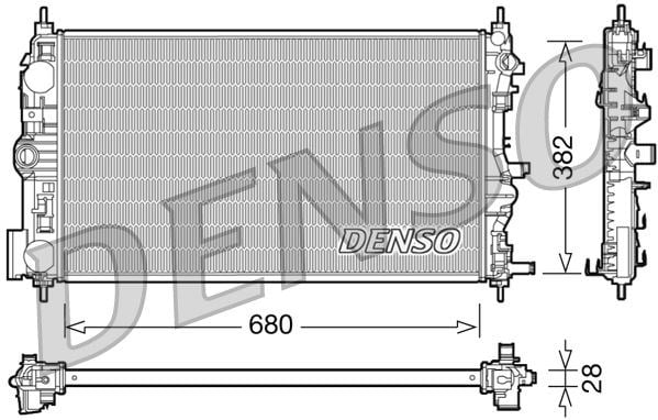 Chevrolet Cruze Motor Su Radyatörü 09- DENSO