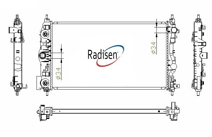 Chevrolet Cruze Radyatör 2.0 Dizel AT RADISEN