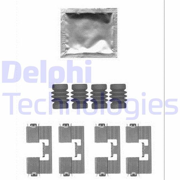 Chevrolet Cruze / Orlando / Opel Astra J Arka Fren Balata Montaj Takımı DELPHI
