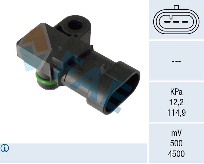 Opel Chevrolet Emme Manifold MAP Basınç Sensörü FAE