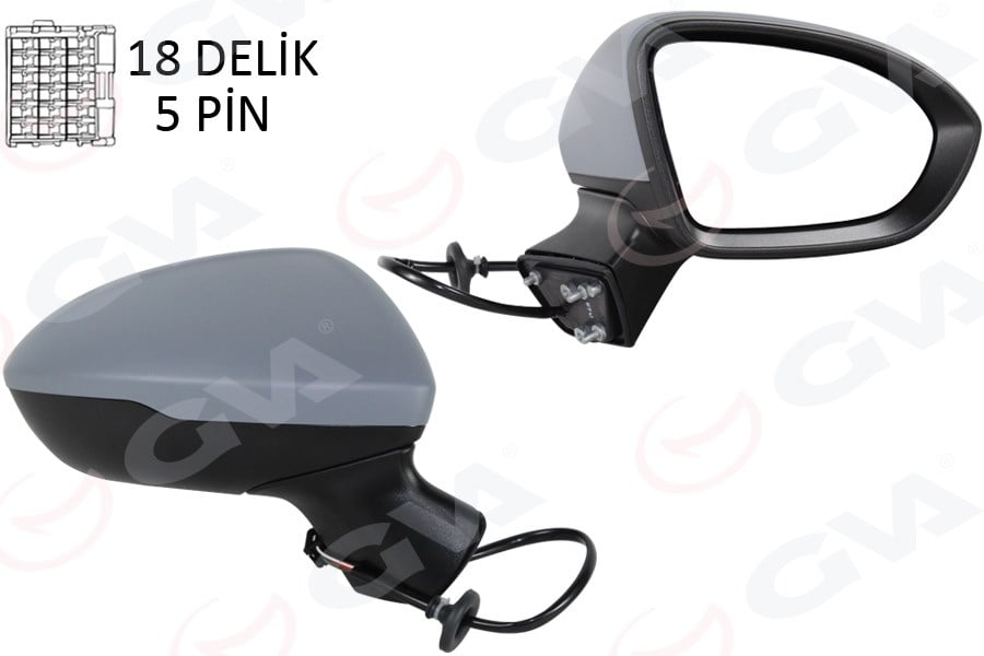 Chevrolet Cruze Opel Astra K Dış Dikiz Aynası Sağ Astarlı Konveks GVA