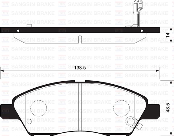 Nissan Cube Tiida Ön Disk Balata SANGSIN