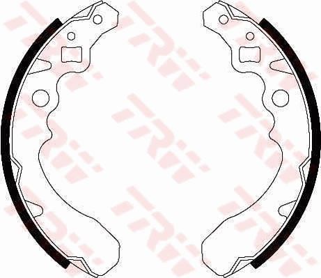 Daihatsu Cuore V Arka Pabuç Balata TRW