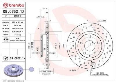 Mazda CX-3 Ön Fren Diski Hava Kanallı Delikli BREMBO
