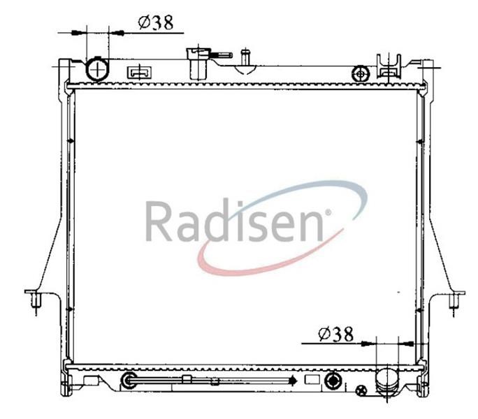 Isuzu D-Max Radyatör RADISEN