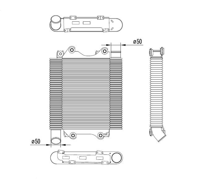 Isuzu D-Max Intercooler RADISEN