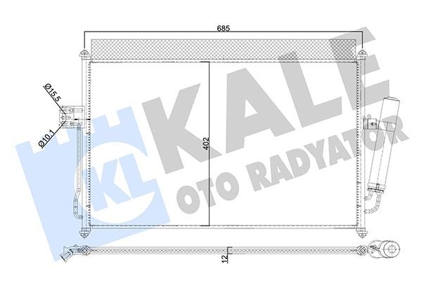 Isuzu D-Max Kondenser KALE-RADYATOR