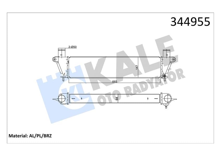 Isuzu D-Max İntercooler KALE-RADYATOR
