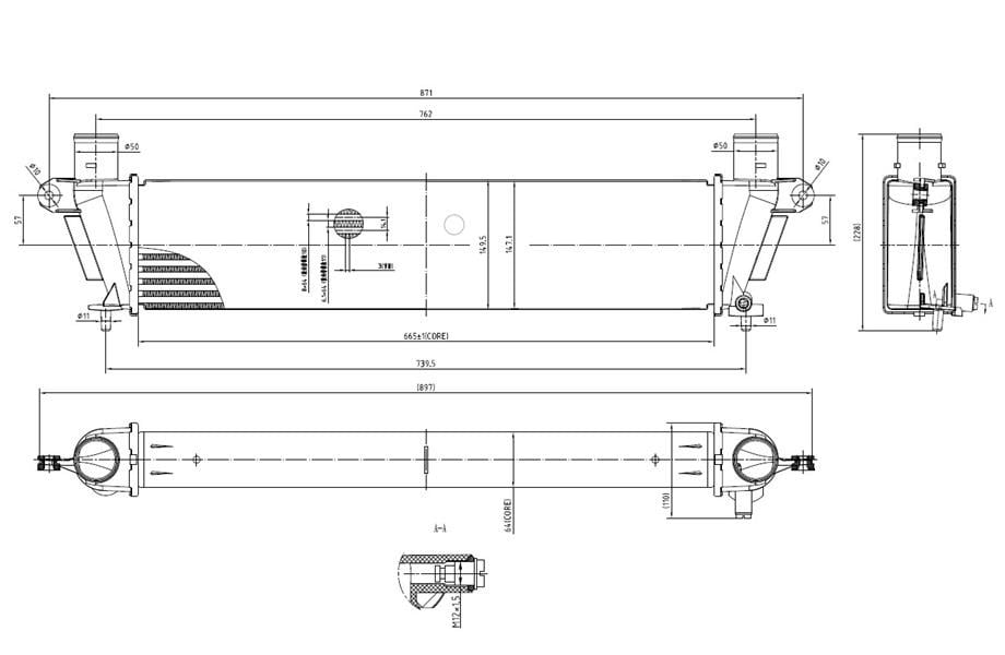 Isuzu D-Max Intercooler RADISEN