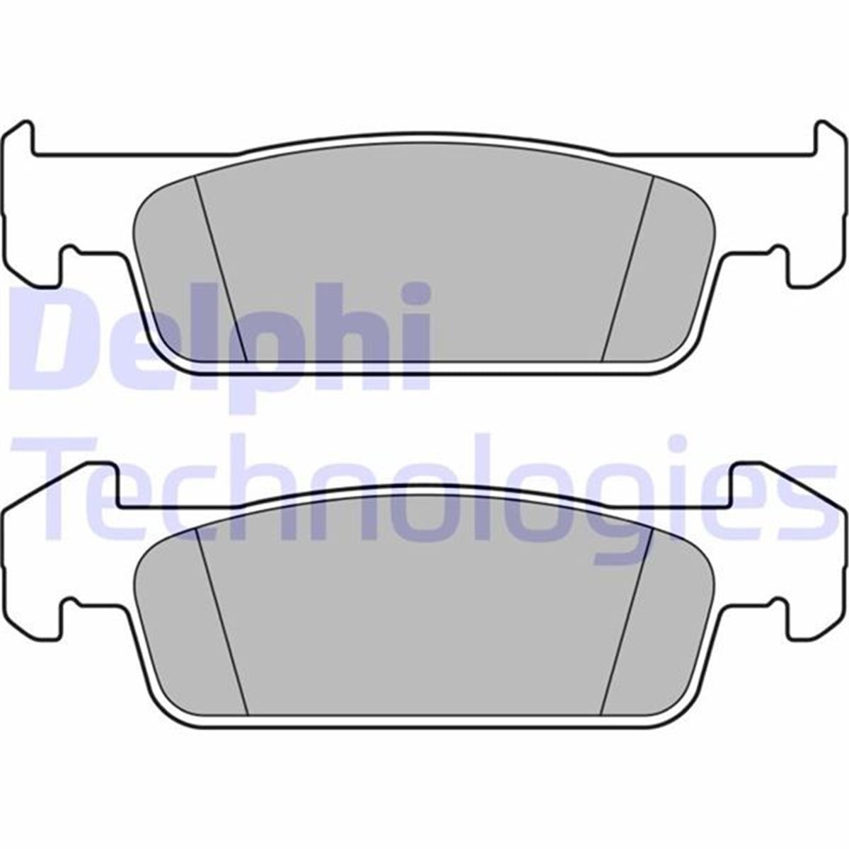 Dacia Logan 2 Sandero 2 Clio 4 Fren Balatası Delphi 1.2/1.5 Dci