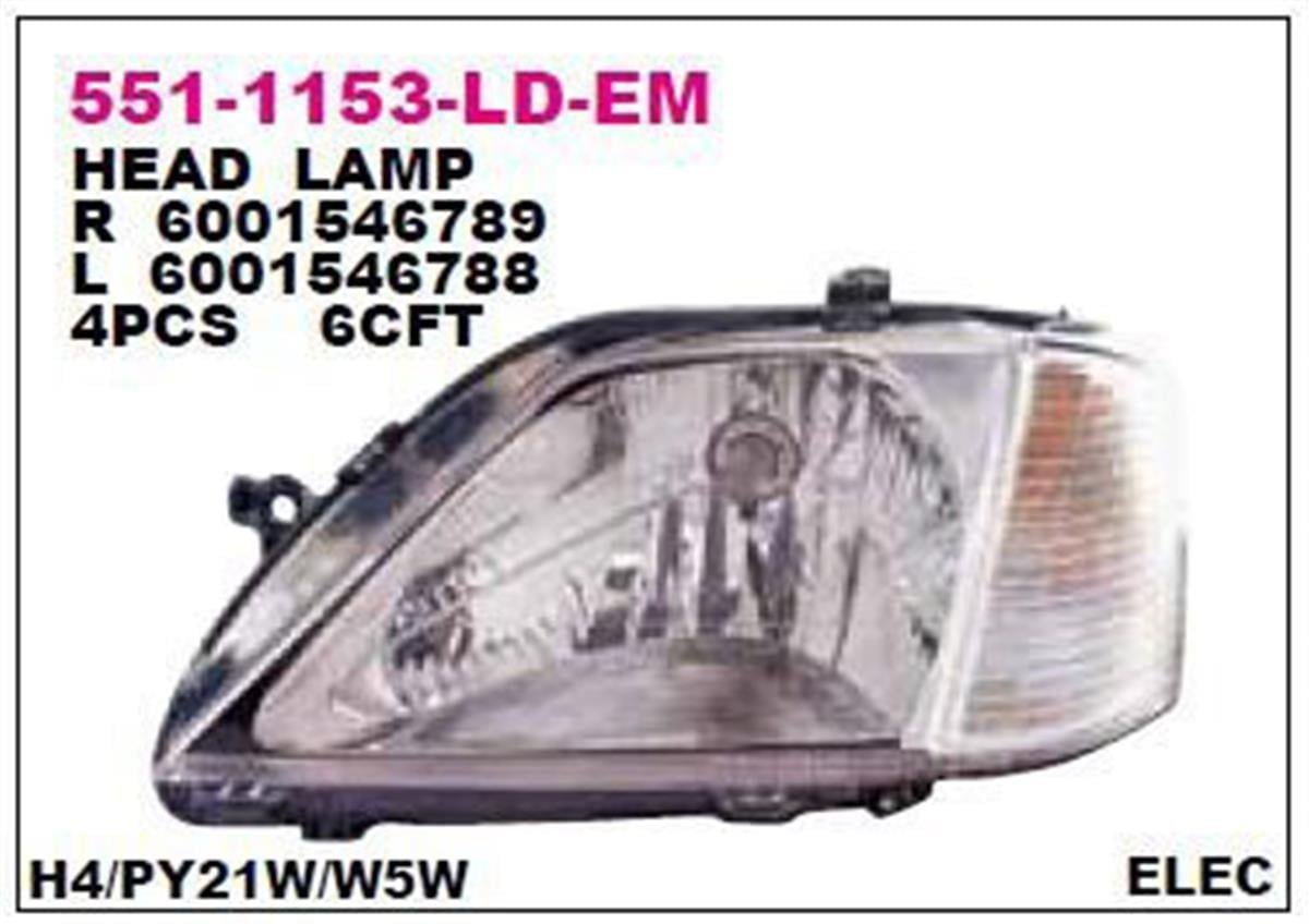 Dacia Logan I Sol Far Depo (2004-2009) 6001546788