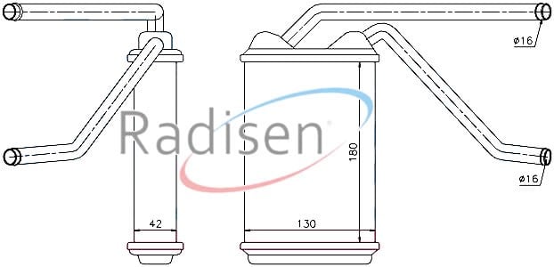 Daewoo Espero Nexia Kalorifer Radyatörü RADISEN