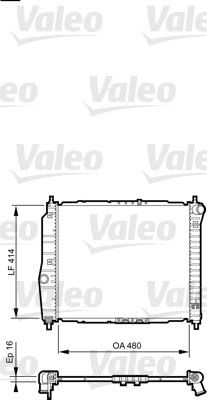 Daewoo Kalos Radyatör VALEO