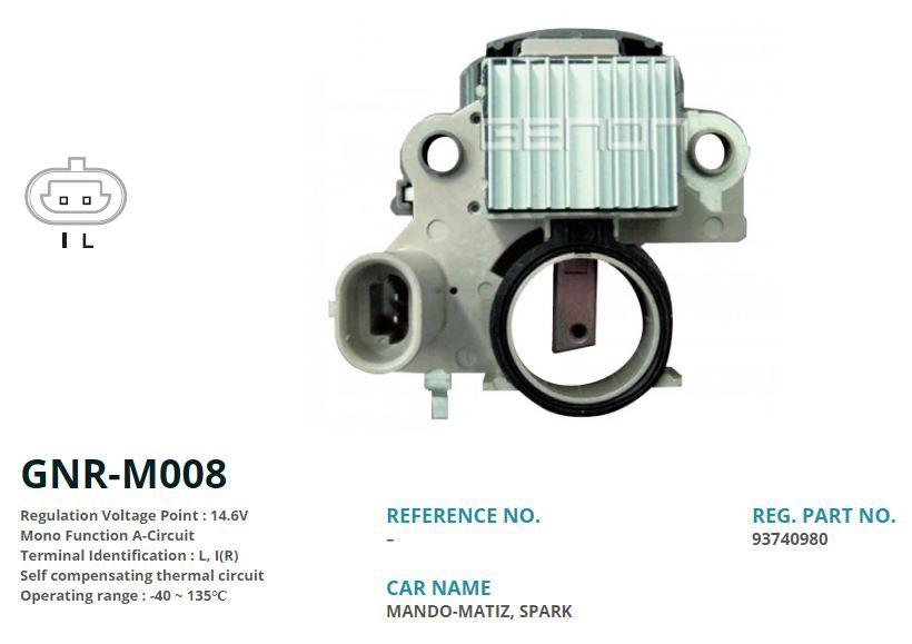 Daewoo Hyundai Atos Alternatör Konjektörü GENON