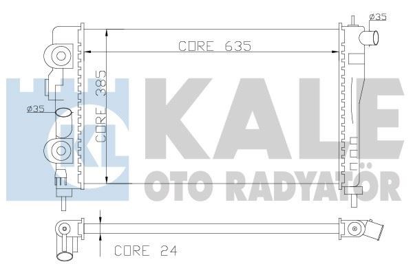 Daewoo Espero Su Radyatörü Otomatik KALE-RADYATOR