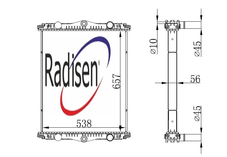 DAF LF 55 Radyatör RADISEN