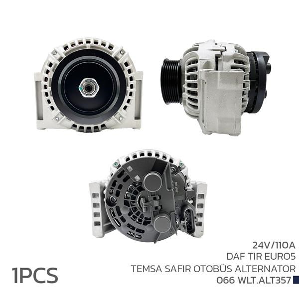 DAF Tır Euro5 Temsa Safir Otobüs Alternatör Şarj Dinamosu 24V 110A VOLTECH
