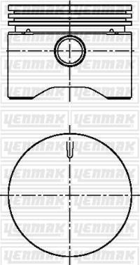 Knorr-Bremse Daf Westinghouse Piston Segman Q75.0mm STD YENMAK
