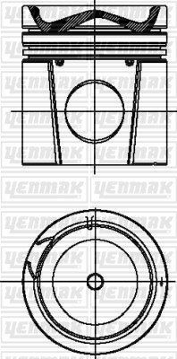 Daf XE 280 C1 Euro 3 XE 315 C1 Euro 3 Piston Segman Q130.0mm STD YENMAK