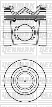 Cummins Daf Piston Segman Q107.49mm 050 YENMAK