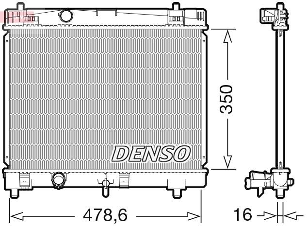 Daihatsu Charade 6 Motor Su Radyatörü DENSO