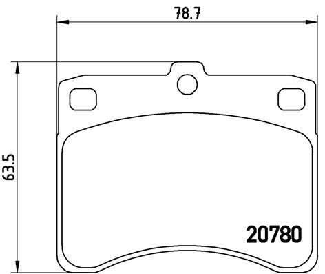 Daihatsu Low-Met Ön Fren Balatası BREMBO