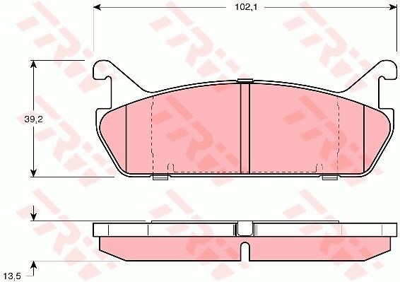 Daihatsu Applause I Arka Aks Disk Balatası TRW