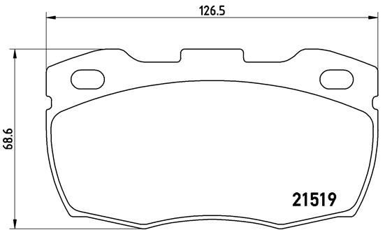 Land Rover Defender Ön Fren Balatası BREMBO