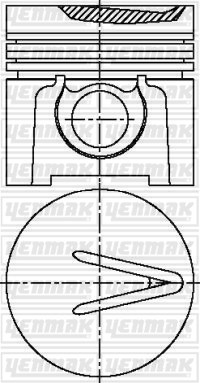 Land Rover Defender 12 J 90.110 Dizel Piston Segman Q91.495mm 040 YENMAK