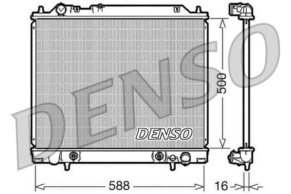 Mitsubishi Delica Motor Su Radyatörü DENSO