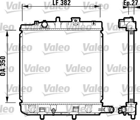 Mazda Demio 1.3i Radyatör VALEO