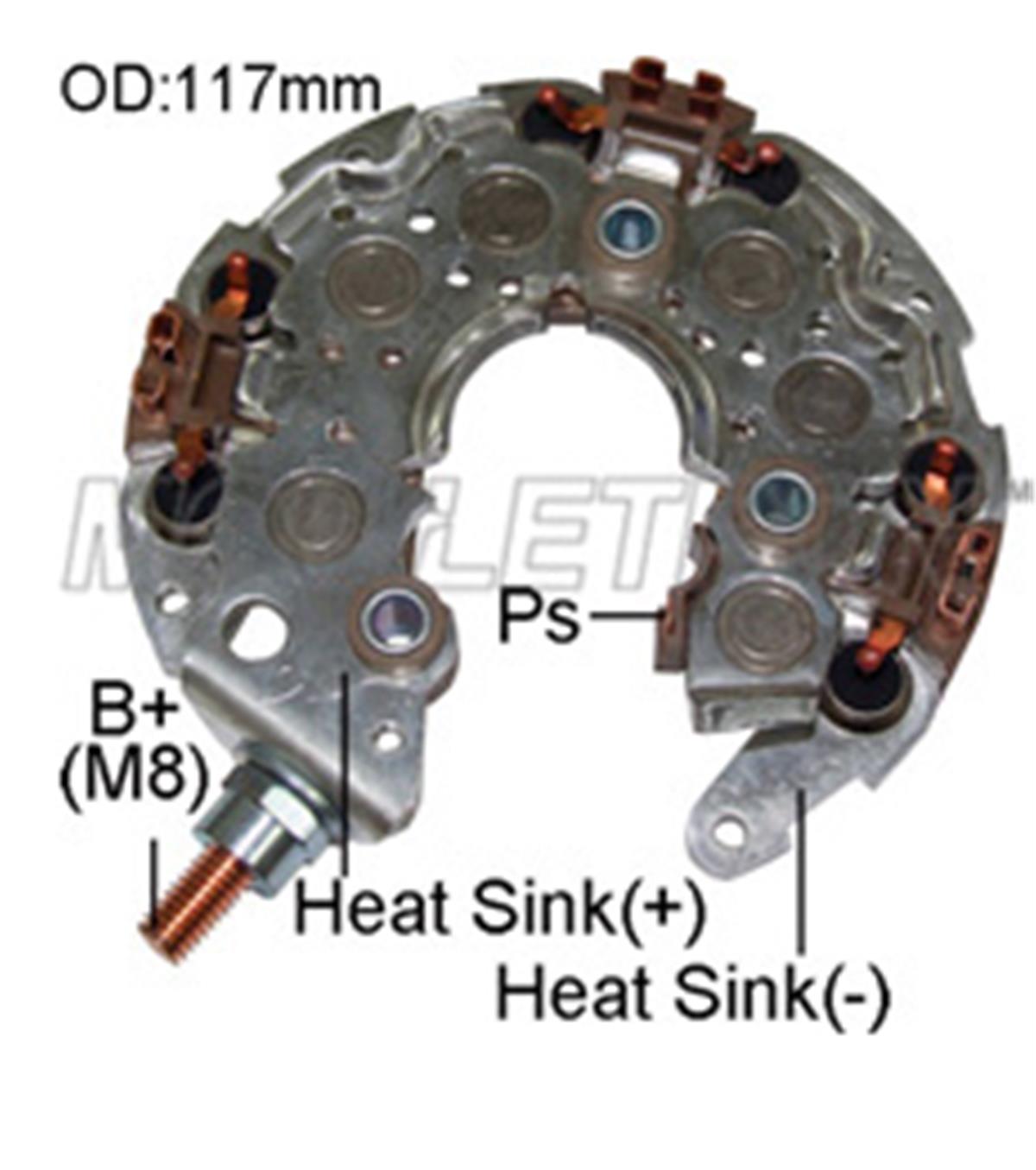 Diot Tabla Ford Fiesta -Focus -Kuga /Mazda 3./Volvo C30-S40 1.6 2.0 Dizel 150 Am