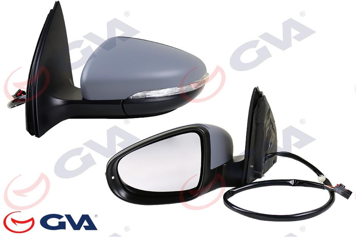 Dış Dikiz Aynası Elek.Isıtmalı Sol Golf6 09-12 Katlanır Sinyalli Astarlı Çevre A