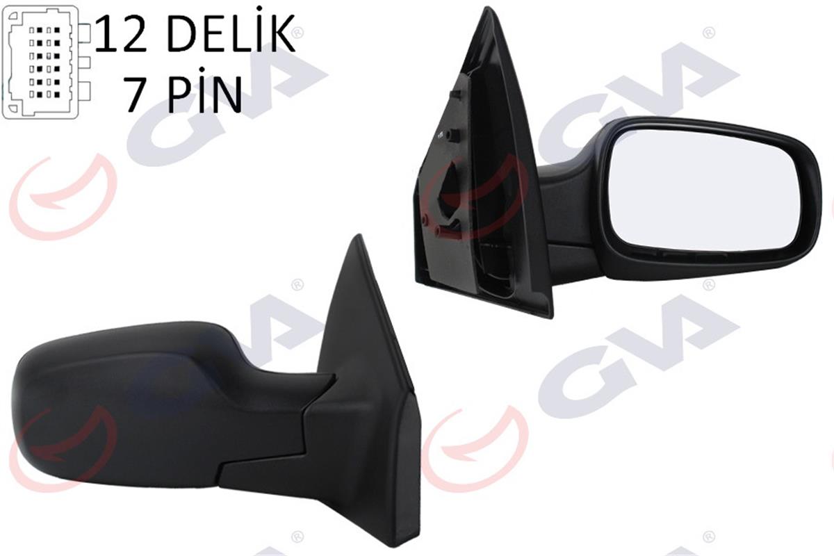 Dış Dikiz Aynası Elektrikli Isıtmalı Sağ Clio 05-09 Vm-6136Ehsr