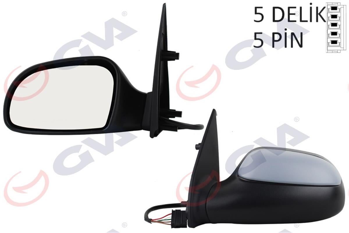 Dış Dikiz Aynası Elektrikli Isıtmalı Sol Saxo 96 Astarlı Vm-144Ehpl