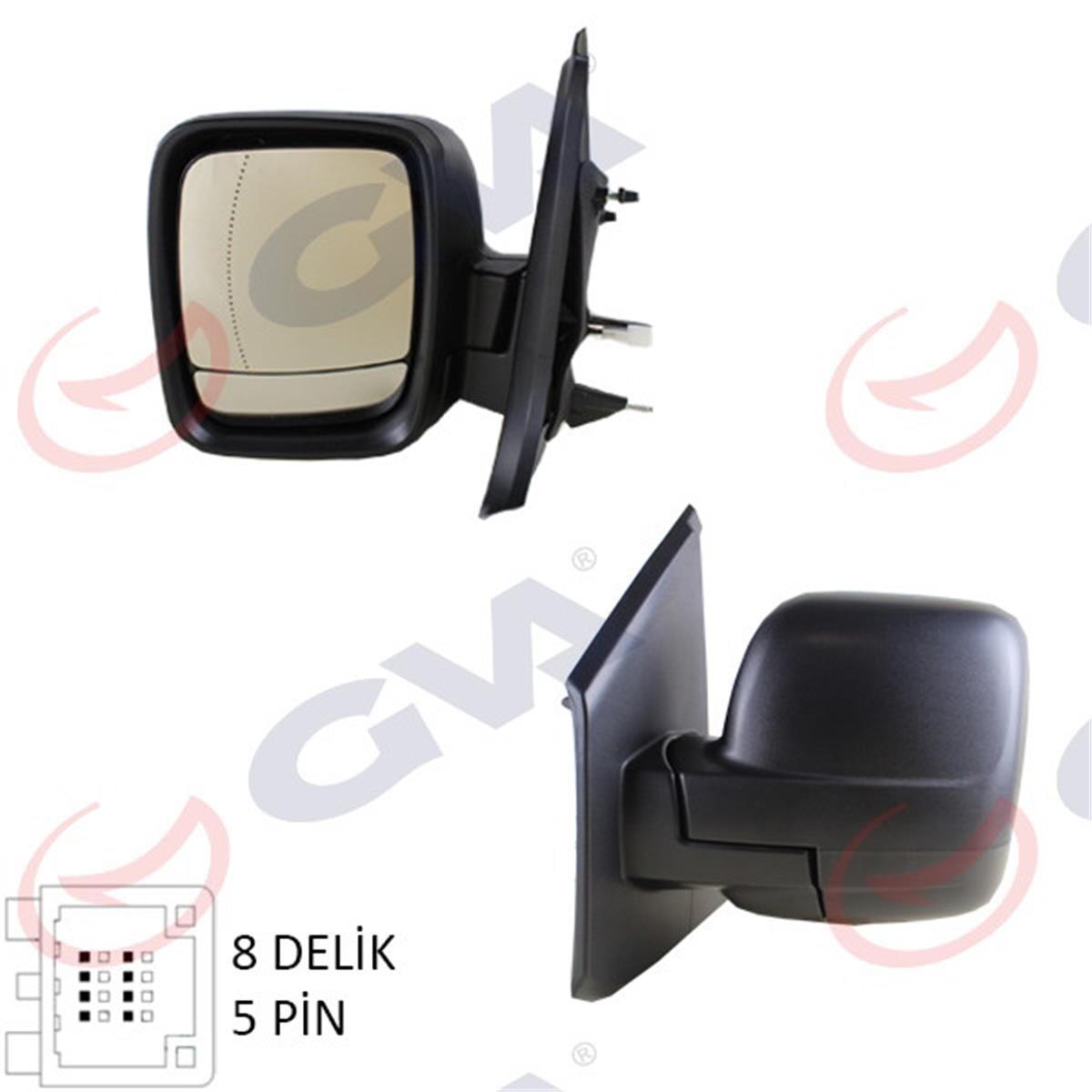 Dış Dikiz Aynası Elektrikli Isıtmalı Sol Trafiç -Vıvaro 14 Desenli Asferik Vm-97