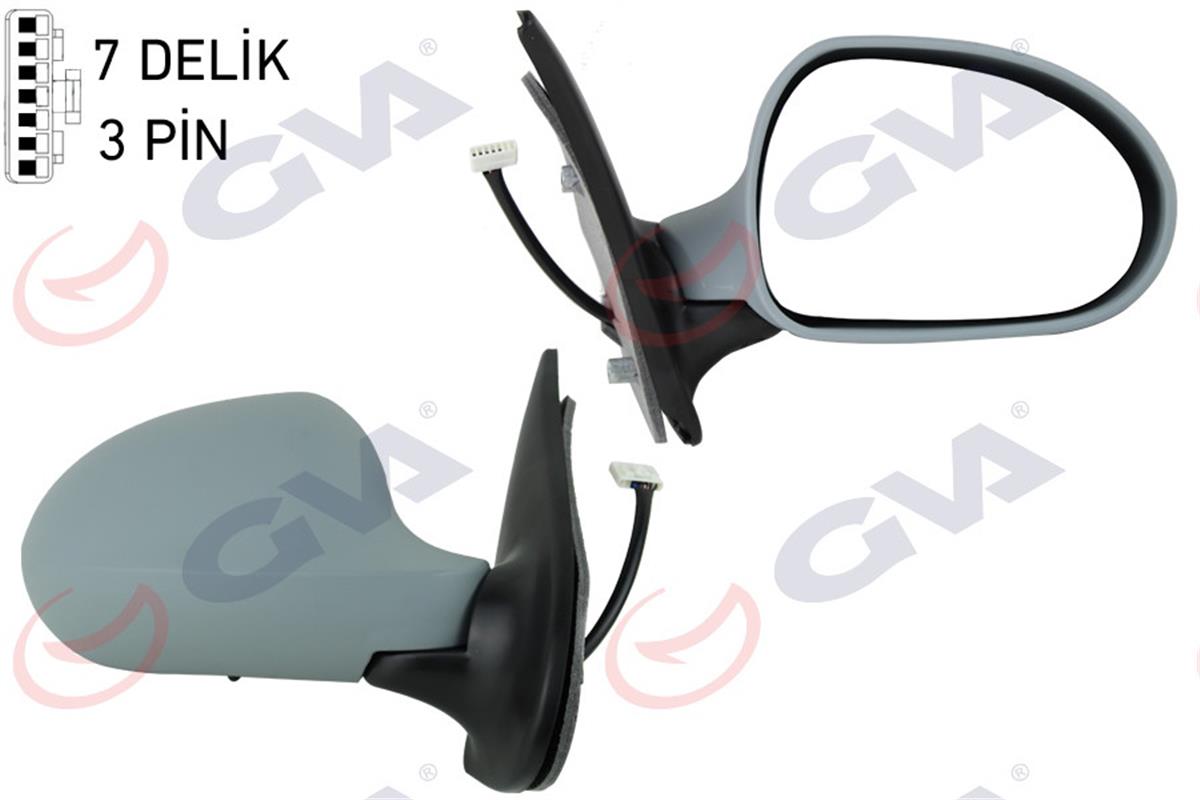 Dış Dikiz Aynası Elektrikli Sağ Albea 2010 Mod. Astarlı