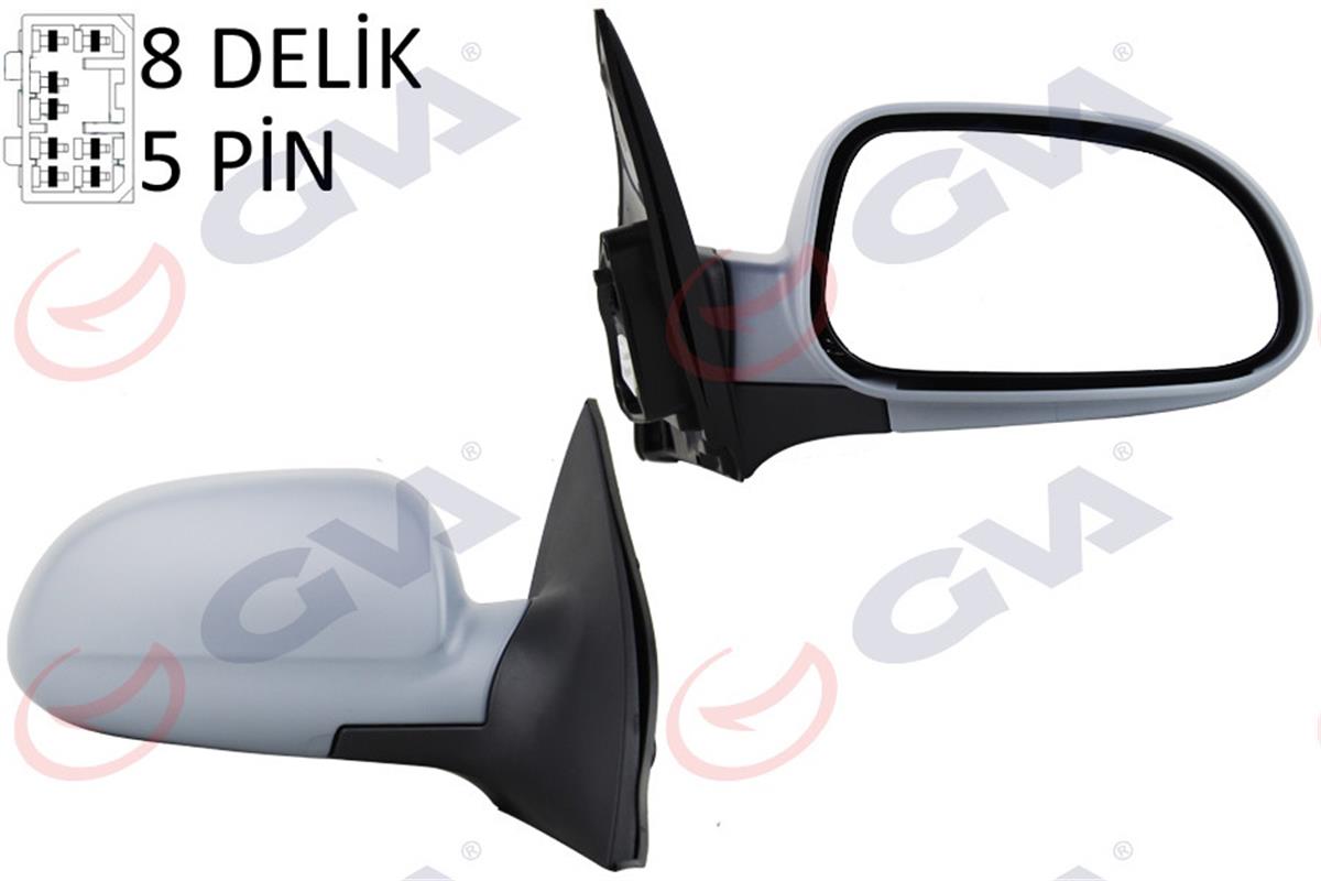 Dış Dikiz Aynası Elektrikli Sağ Chevrolet Lacettı 05 Astarlı Vm-395Ehpr