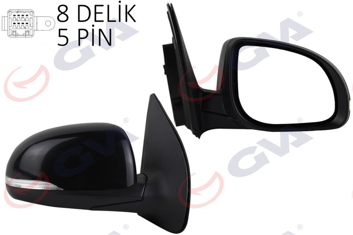 Dış Dikiz Aynası Elektrikli Sağ Hyundaı İ20 12-15 Sinyalli