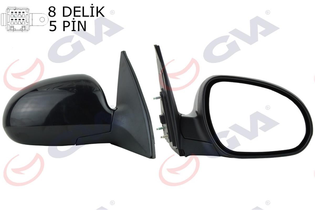Dış Dikiz Aynası Elektrikli Sağ Hyundaı İ30 03-07 Isıtmalı Astarlı Konveks Cam V