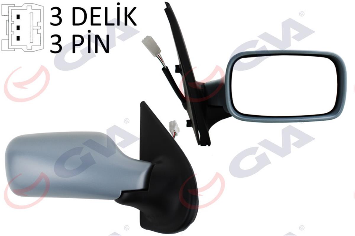 Dış Dikiz Aynası Elektrikli Sağ Palio 98-02 5 Kapı Astarlı Vm-155Ep-5Dr